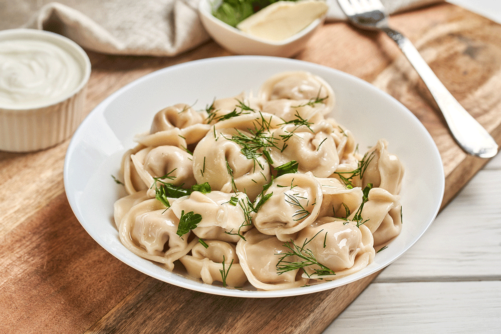Пельмени с мясом